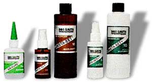 Bob Smith Industries CA Adhesives Various cyanoacrylate accelerators and debonders