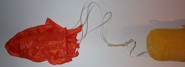 Pilot chute attached to a deployment bag
