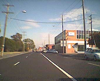Example photo; from a moving vehicle